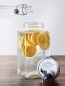 Preview: Kilner Kühlschrank Getränkespender mit Zapfhahn 3 Liter, Glas/Metall, Maße: 32,7 x 14 x 18 cm