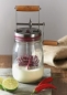 Preview: Kilner 0025.352 Butter Fass 1 Liter glas transparent Butterfass mit Drehkurbel Butter-Maschine Butter-Macher Butter-Milch 1l