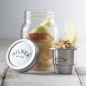 Preview: KILNER Snack To-Go-Glas - der ideale 2Go Lunchbecher für unterwegs, clever | stylisch | schadstoffrei | 0,5 Liter