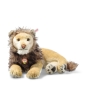 Preview: Steiff 006210 Claire's Leo Löwe 38cm Mohair Plüschtier Stofftier liegend Limited Edition