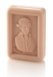 Preview: Ovis Hansen Schafmilchseife Mozart Mandel-Nugat 100g Eckig 8,5 X 6 CM 100 G 100160