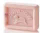 Preview: Ovis Hansen Schafmilchseife Rose-Lavendel 100g Eckig 8,5 X 6 CM 100225