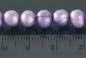 Preview: P067 Echter Süßwasser-Perlen-Strang oval 6-7mm 40cm lang offen violett