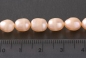 Preview: P137 Süsswasser Perlen-Strang ca. 6-7mm softgold ca. 41cm lang oval offen