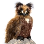 Preview: Folkmanis 2403 Handpuppe Eule, bewegliche Augendeckel / Great Horned Owl