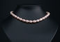 Preview: Echter Zucht-Perlen-Strang P052 offen rosé 40cm NEU