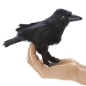 Preview: Folkmanis 2698 Mini Rabe Fingerpuppe Mini Raven