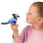 Preview: Folkmanis Fingerpuppe Puppet Mini Blauhäher/ Mini Blue Jay 2785