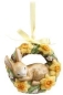 Preview: Hängeornament Jahresornament 2020 Goebel Ostern Blumenkranz mit Osterglocken, Porzellan, Mehrfarbig, 9x4x8 cm