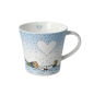 Preview: Coffee-/Tea Mug - L(I)EBE Bunt Wohnaccessoires Goebel 54101731