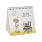 Preview: Tischkalender 2022 Der kleine Yogi Bunt Schreibtisch Accessoires Goebel 54102631