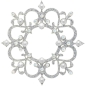 Preview: Rome 7 Silber-Perle 1016046DE Körperschmuck Swarovski Crystall Weiß Perle