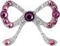 Preview: Elegance 3 Silber-Hellrosa 1016059DE Körperschmuck Swarovski Crystal Pink