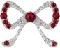 Preview: Elegance 6 Silber-Rot 10116079DE Körperschmuck Swarovski Crystal Red
