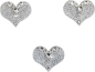 Preview: Love 1 Silber-Kristall 1016047DE Körperschmuck Swarovski Crystal