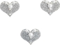 Preview: Love 5 Silber-Perle 1016051DE Körperschmuck Swarovski Crystal