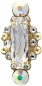 Preview: Angelina 3 Gold-Kristall 1016025DE Körperschmuck Swarovski Crystal