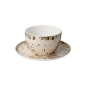 Preview: Der Kuss - Tee-/Cappuccinotasse Bunt Gustav Klimt Goebel 67012531