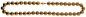 Preview: Perlmutt Gold Kette 46cm, ca. 10mm Perlengröße Collier Halskette Mother-of-Pearl MOP03