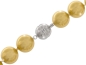 Preview: Perlmutt Kette Hellgold 45cm ca.16mm Collier Halskette Mother-of-Pearl MOP13