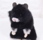 Preview: Kösener 7340 Feldhamster schwarz 18 cm Plüschhamster