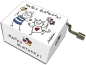 Preview: Fridolin 58344 Spieluhr Happy Birthday Katze und Junge Music Box Drehorgel Spielwerk