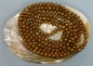 Preview: Echte Zucht-Perlenkette Kupfer/Braun UVP 299€ 160cm