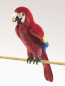 Preview: Folkmanis Scarlet Macaw Hand Puppet roter ARA plüsch