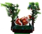 Preview: Weihnachtsmann 35cm Santa Claus Nikolaus Musik Schaukel bewegt sich NEU