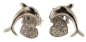 Preview: Ohrstecker Delphin Silber  - 925 Sterling Silber - mit Strass Steinen