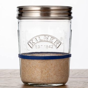 Kilner Sauerteig-Herstellungsset Glas 350 ml 0025.035 2 Gläser u. Zubehör