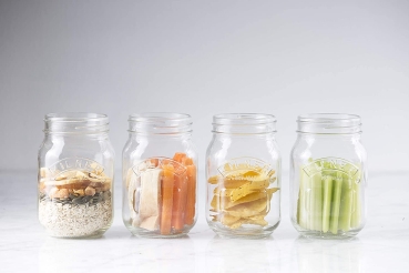 KILNER Snack To-Go-Glas - der ideale 2Go Lunchbecher für unterwegs, clever | stylisch | schadstoffrei | 0,5 Liter