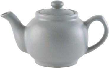 Price & Kensington, 2 Tassen Teekanne, Steingut, grau, matt 0056.725