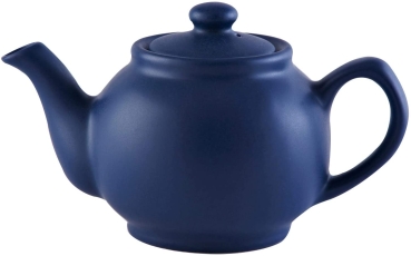 Price & Kensington, 2 Tassen Teekanne, Steingut, blau, matt 0056.727