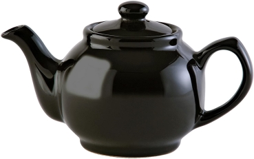 Price & Kensington - Teekanne mit Deckel - Farbe: Schwarz, Black - typisch englische Teekanne - 2 Tassen