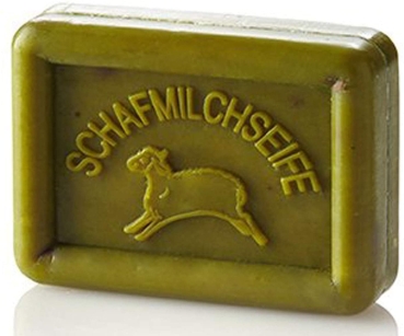 Ovis Hansen Schafmilchseife Olive grün 100g Eckig 8,5 X 6 CM 100045