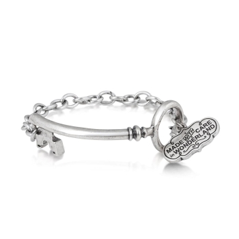 Disney by Couture Kingdom Damen - Armband Weißgold vergoldet Alice im Wunderland