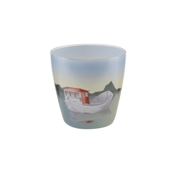 Fishing Boat - Teelicht Bunt Scandic Home Wohnaccessoires Goebel 23100201