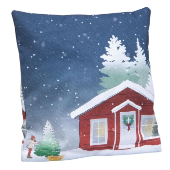 Christmas at Home - Kissenbezug Bunt Scandic Home Wohnaccessoires Goebel 23100261