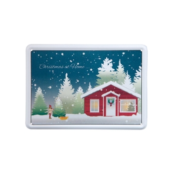 Christmas at Home - Postkarte Bunt Scandic Home Wohnaccessoires Goebel 23100411