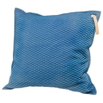 Aurora Blue - Kissen mit Ledergriff Blau Scandic Home Aurora Goebel 23100611