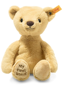 Steiff Kuscheltier My first Steiff Teddybär zur Geburt, Süßes Stofftier, Jungen, Mädchen & Babys ab 0 Monaten, Soft Cuddly Friends, 26cm 242038