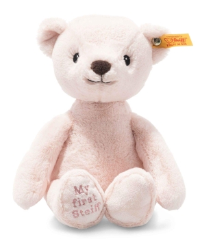Steiff 242045 Soft Cuddly Friends My first Steiff Teddybär- 26 cm - Kuscheltier für Babys - rosa (242045), rosa 161 g