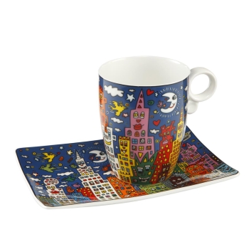 City Night - Künstlerbecher Bunt James Rizzi Goebel 26102201