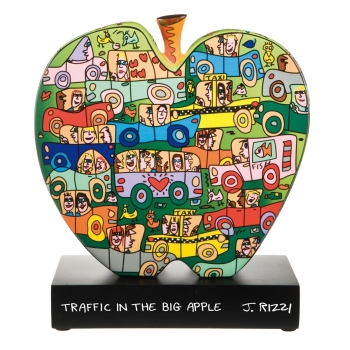 Goebel Traffic in The Big Apple Figur Pop Art James Rizzi Bunt Porzellan 26102301