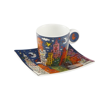 City Night - Espressotasse Bunt James Rizzi Goebel 26102381