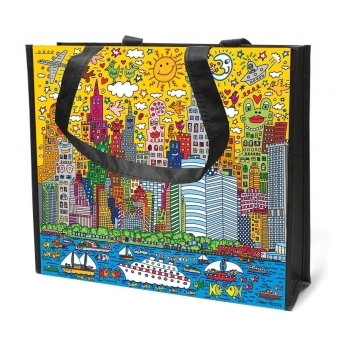 James Rizzi Tasche My New York City Sunset Bunt Goebel 26102811 Einkaufstasche