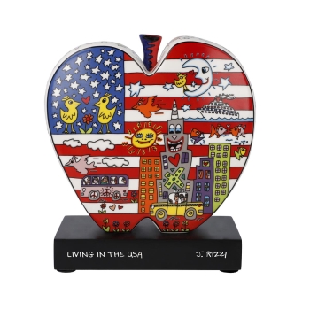 James Rizzi Figur Living in the USA  Goebel 26103081 Bunt