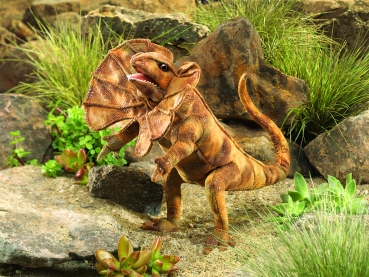 Flokmansi 3046 Handpuppe Kragenechse / Frilled Lizard