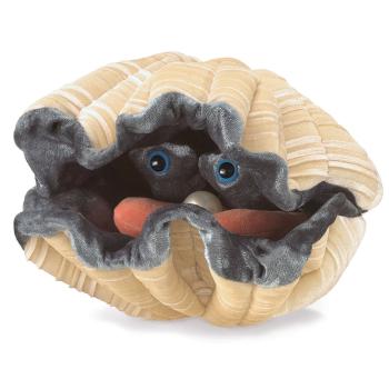 Folkmanis 3067 Große Muschel / Giant Clam Puppet / Handpuppe